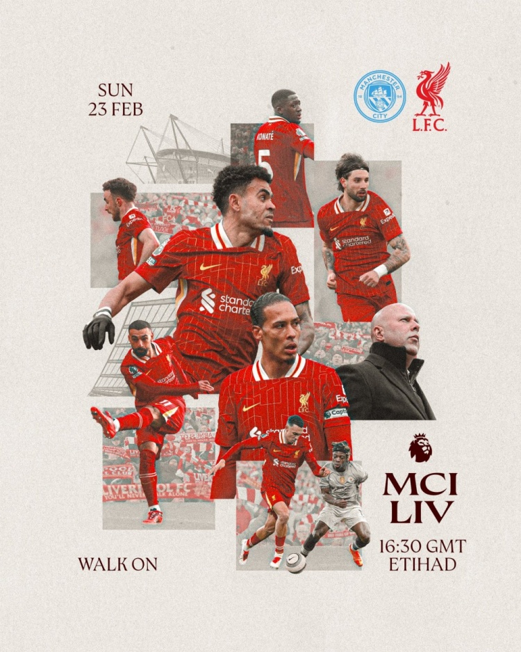 利物浦迎战曼城，双雄对决激烈